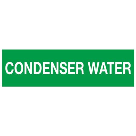ANSI Pipe Marker - Condenser Water - PK/10